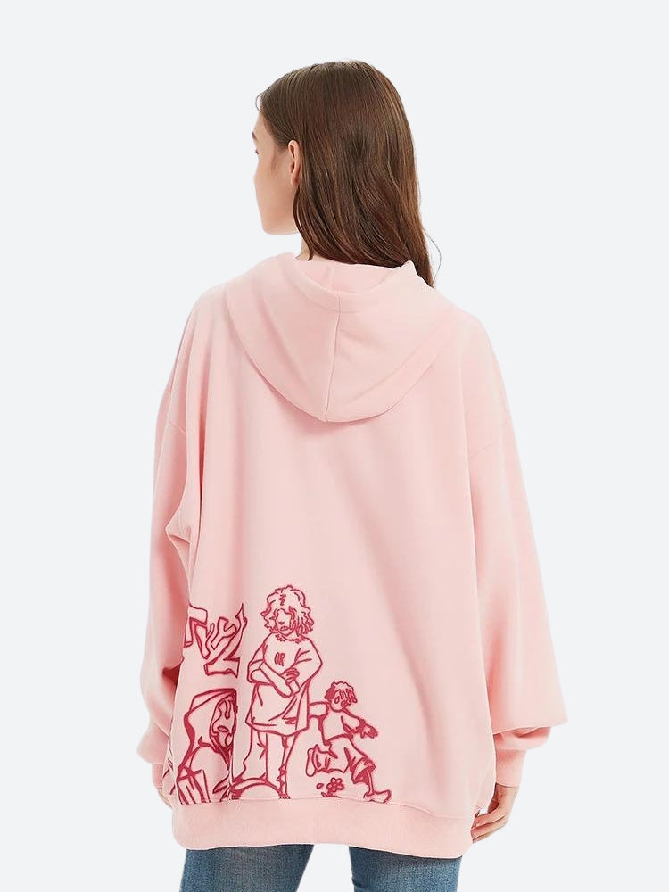 Dorvelli | Women’s Harajuku Character Graphic Hoodie