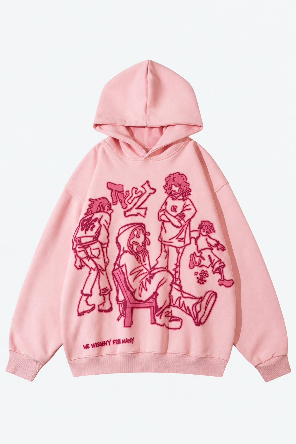 Dorvelli | Women’s Harajuku Character Graphic Hoodie