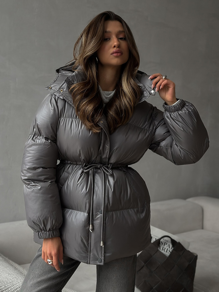 Dorvelli | Women’s Hooded Drawstring Puffer Jacket