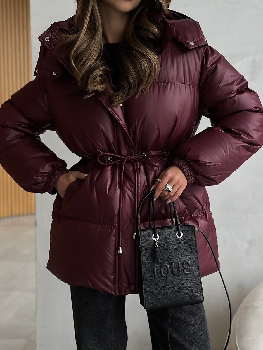 Dorvelli | Women’s Hooded Drawstring Puffer Jacket