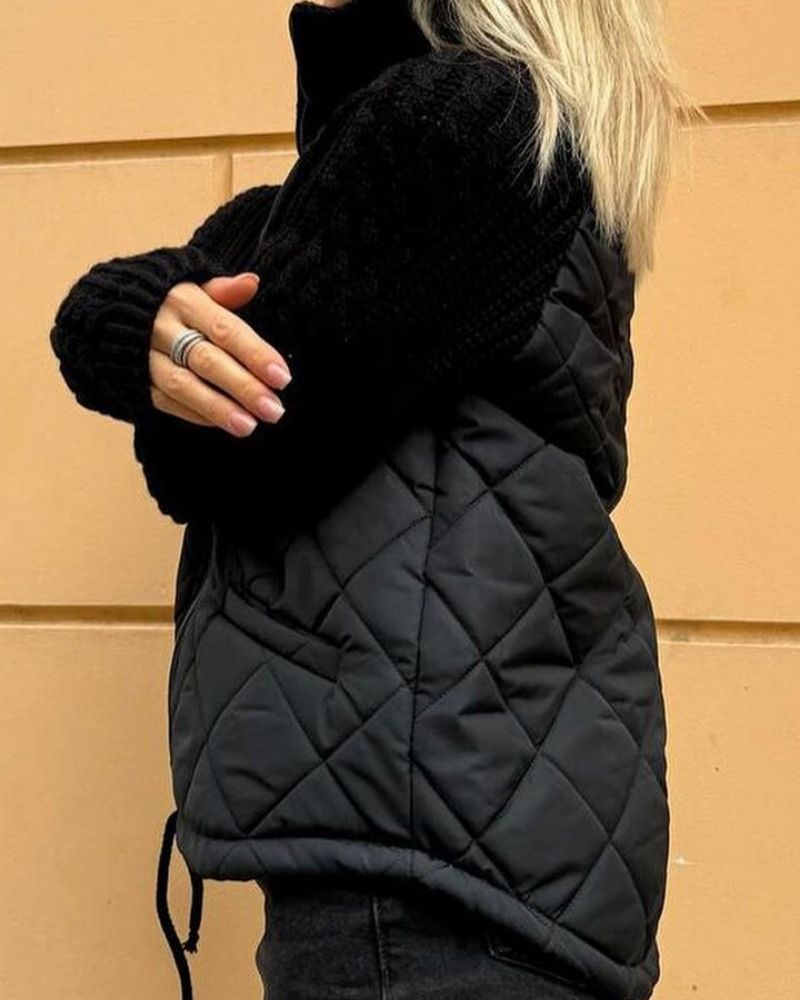 Dorvelli | Women’s Knitted Sleeve Padded Jacket