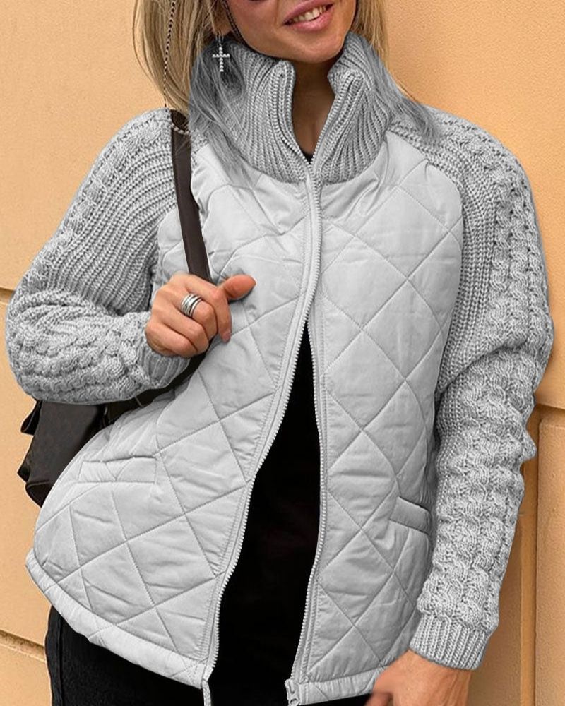 Dorvelli | Women’s Knitted Sleeve Padded Jacket