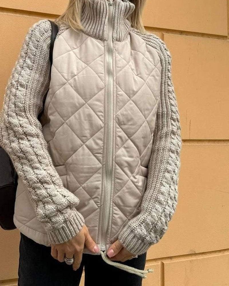 Dorvelli | Women’s Knitted Sleeve Padded Jacket