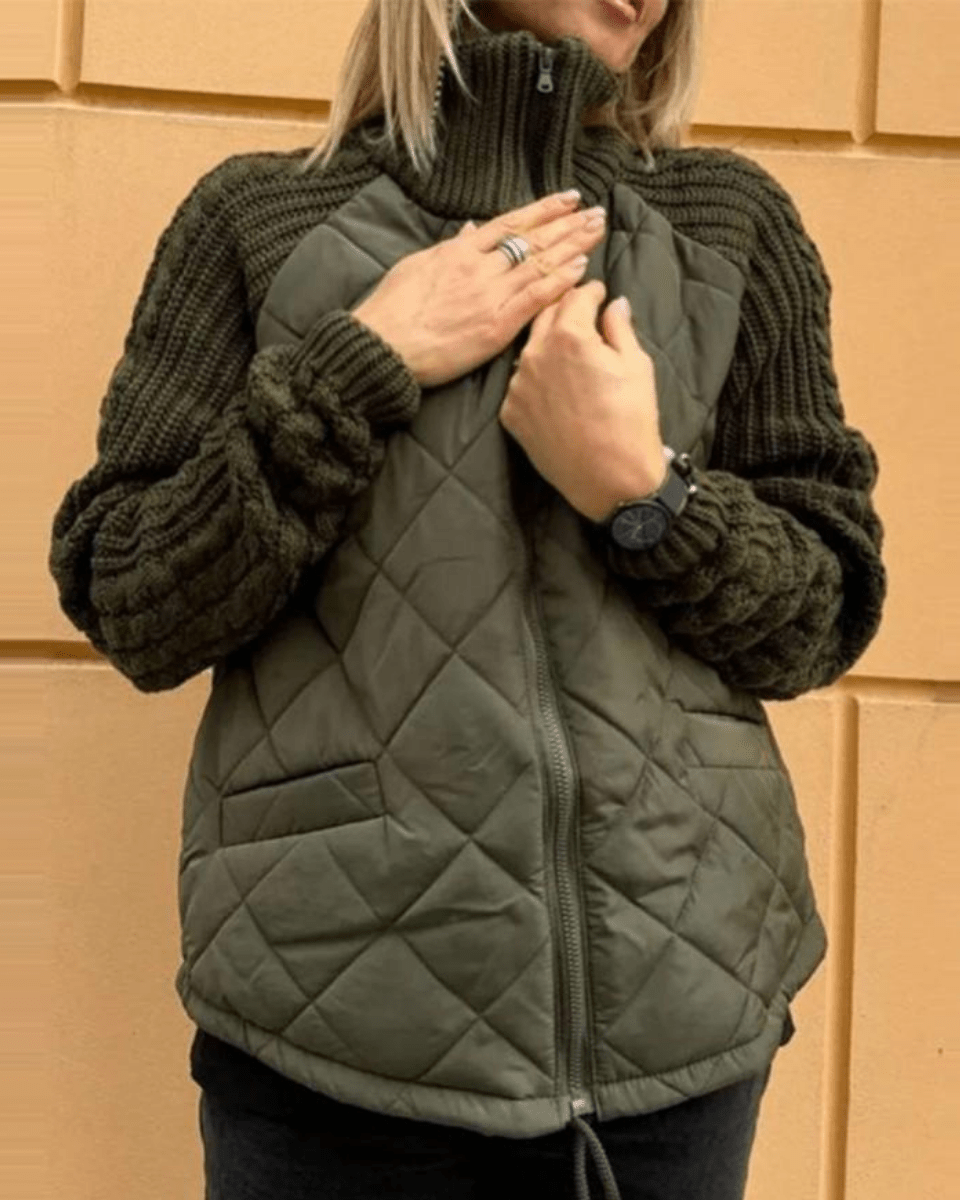 Dorvelli | Women’s Knitted Sleeve Padded Jacket