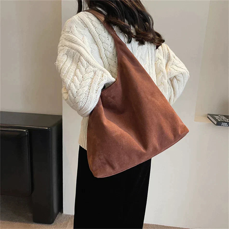 Dorvelli | Women’s Large Capacity Suede Shoulder Bag