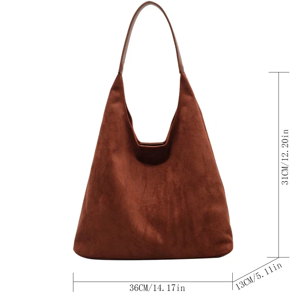 Dorvelli | Women’s Large Capacity Suede Shoulder Bag