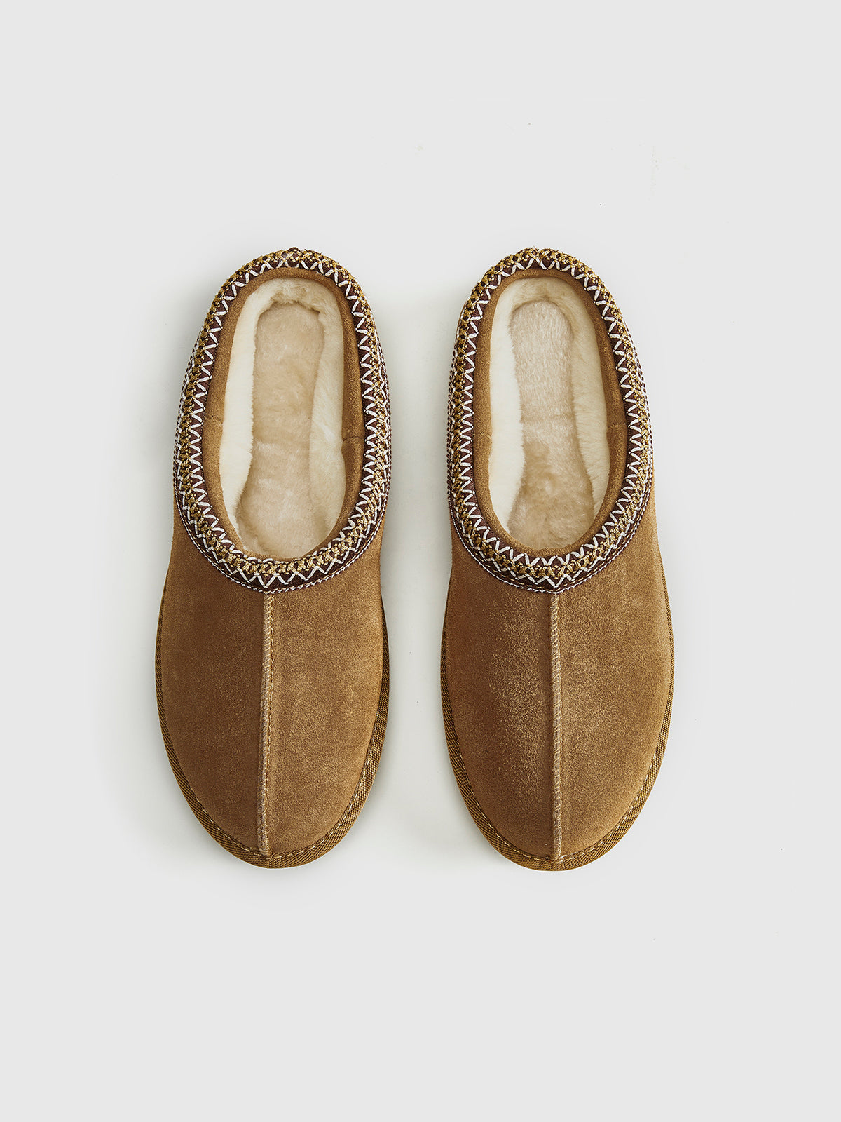 Dorvelli | Women’s Leather Round Toe Slippers