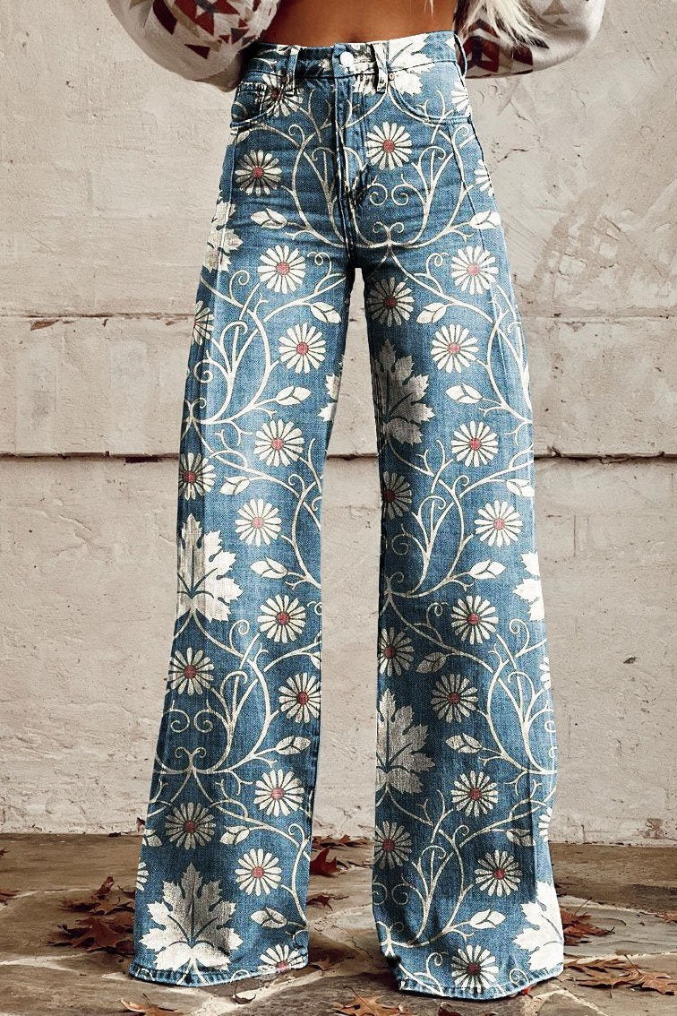 Dorvelli | Women’s Relaxed Boho Wide-Leg Pants