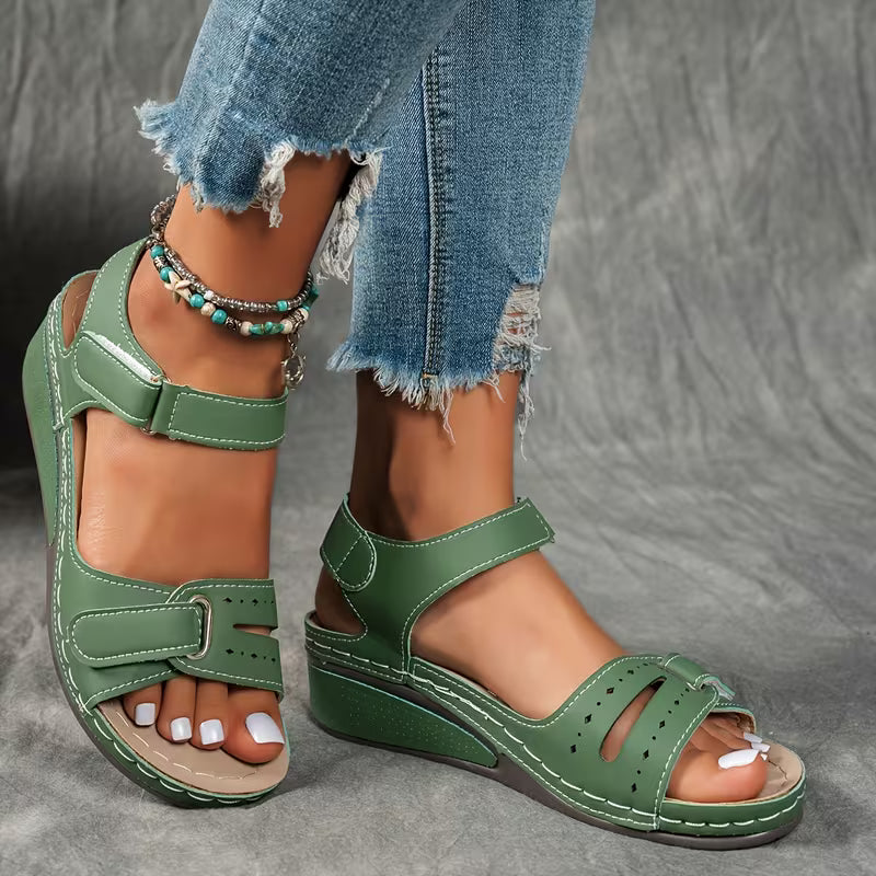 Dorvelli | Women's Sandals – Walking Wedge Comfort