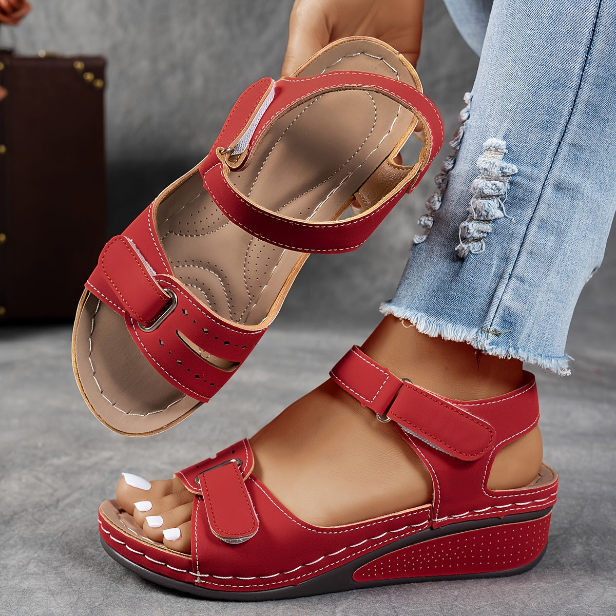 Dorvelli | Women's Sandals – Walking Wedge Comfort