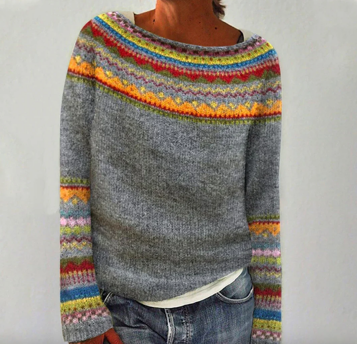 Dorvelli | Women’s Soft Patterned Sweater