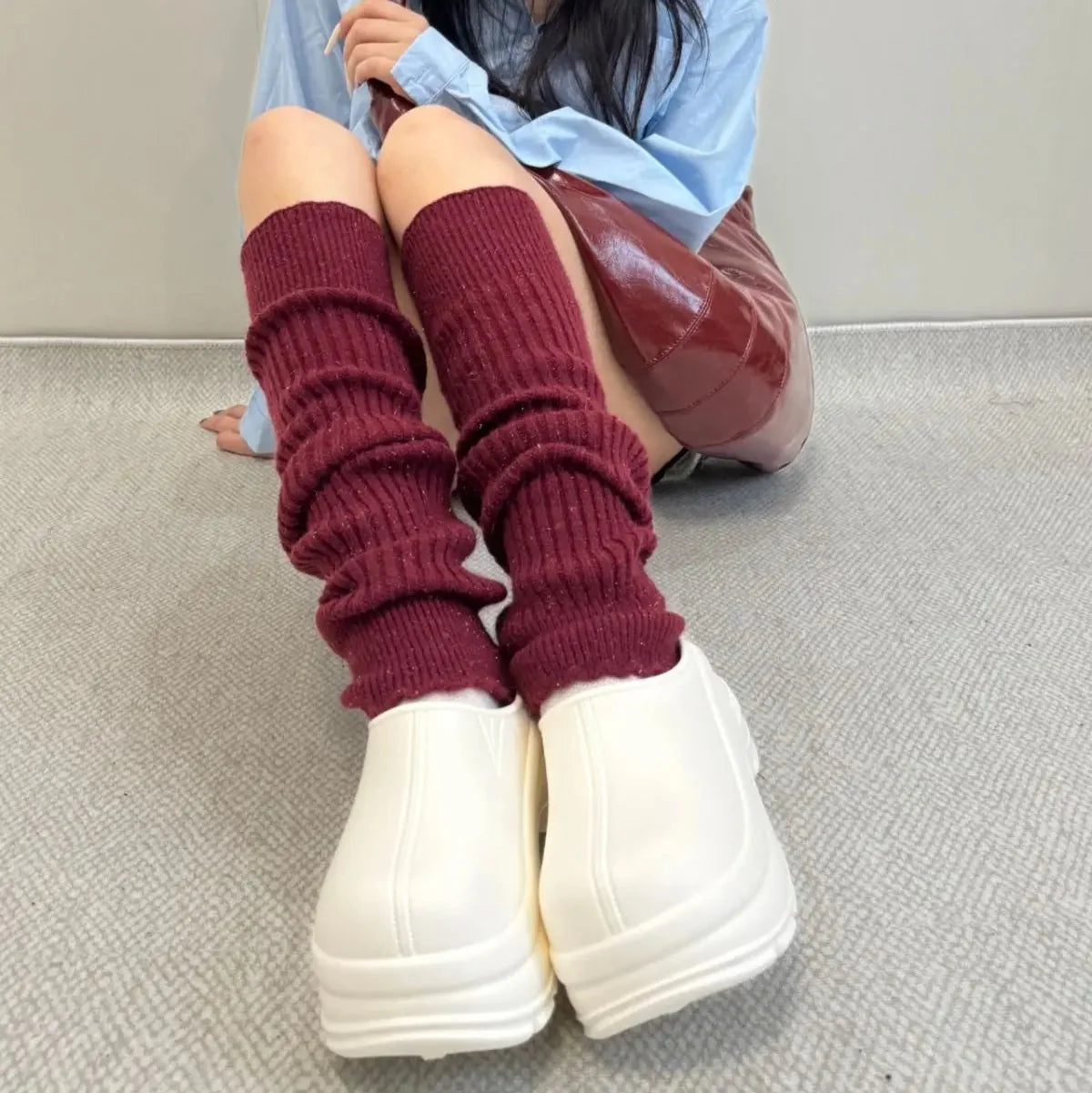 Dorvelli | Women's Soft Ribbed Leg Warmers