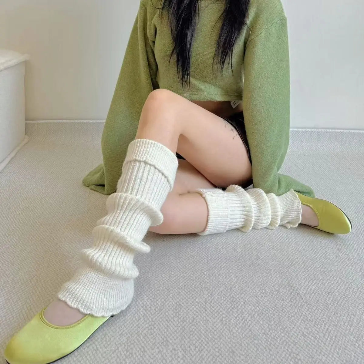 Dorvelli | Women's Soft Ribbed Leg Warmers