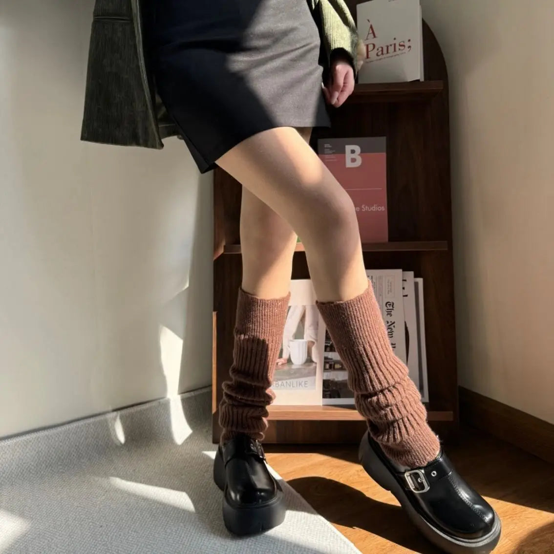 Dorvelli | Women's Soft Ribbed Leg Warmers