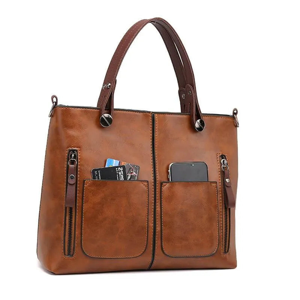 Dorvelli | Women’s Vintage Genuine Leather Shoulder Bag