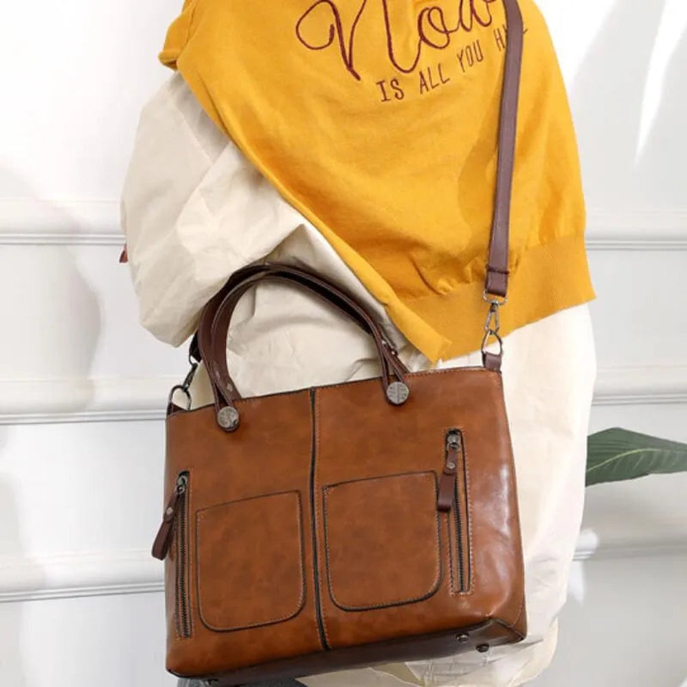 Dorvelli | Women’s Vintage Genuine Leather Shoulder Bag