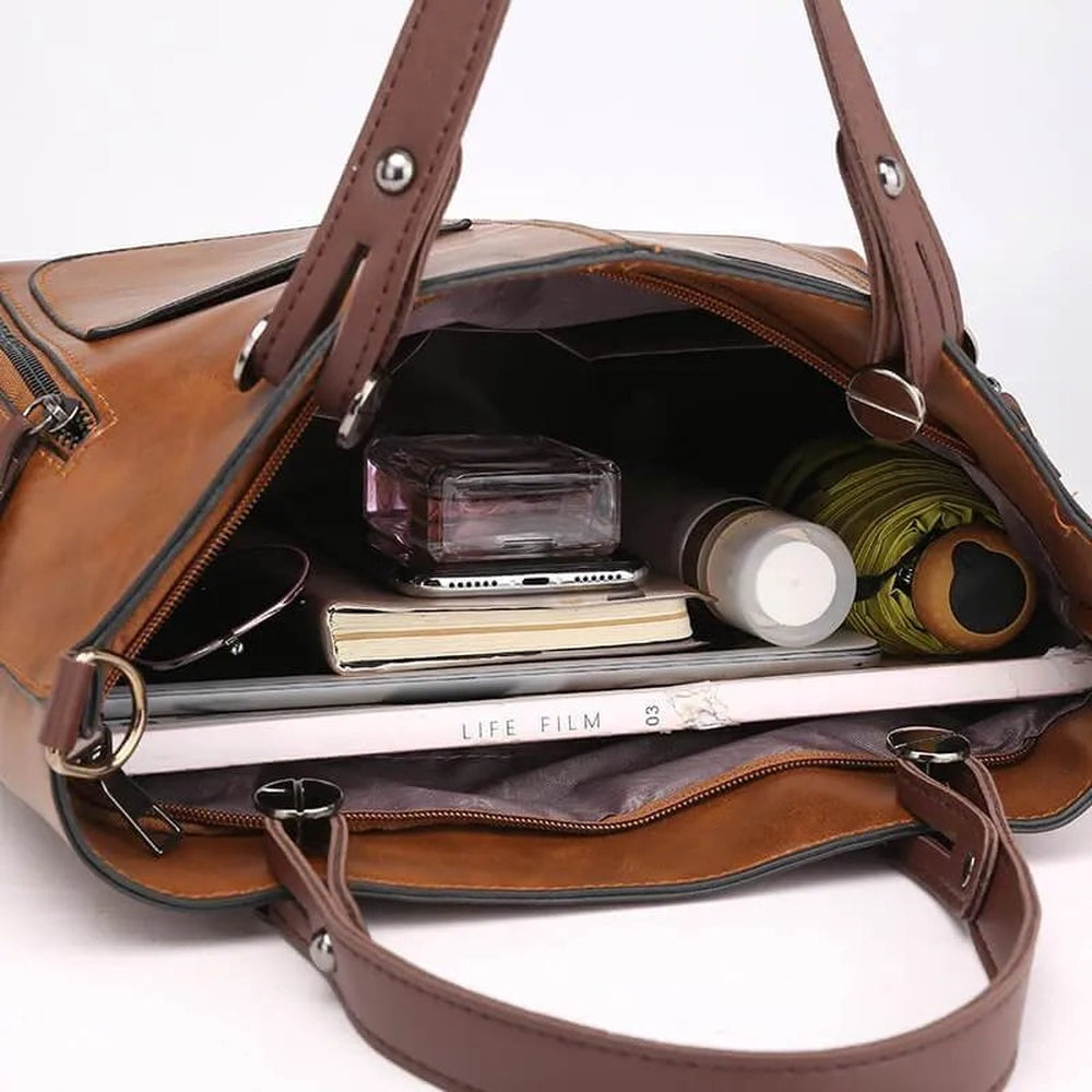 Dorvelli | Women’s Vintage Genuine Leather Shoulder Bag