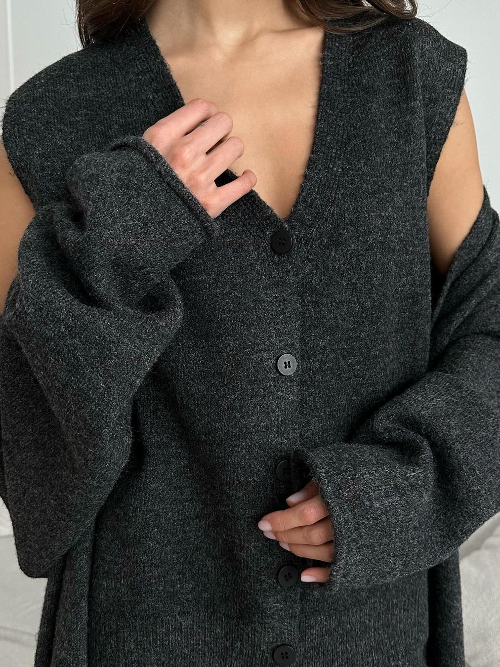 Dorvelli | Women’s Wool Blend Three-Piece Knit Set
