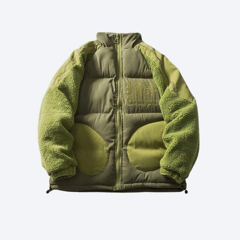 Dorvelli | Men’s Faux Fur Sleeve Puffer Jacket