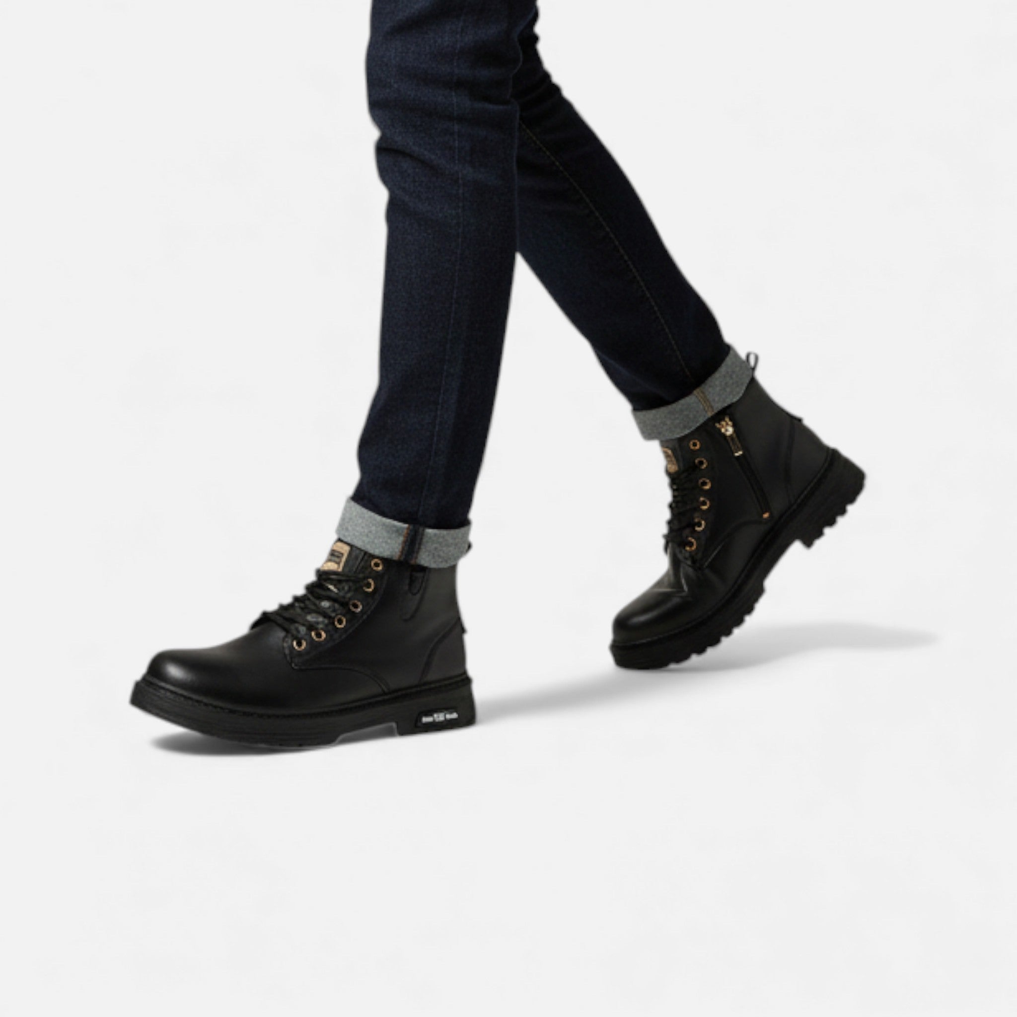 Dorvelli | Men’s Vintage Boots – Classic Short Lace-Up