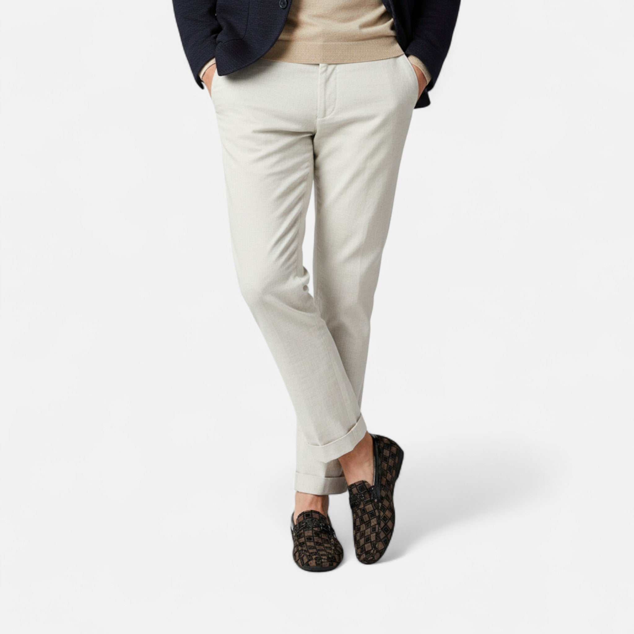 Dorvelli | Men’s Loafers – Plaid Heritage Breathable Style