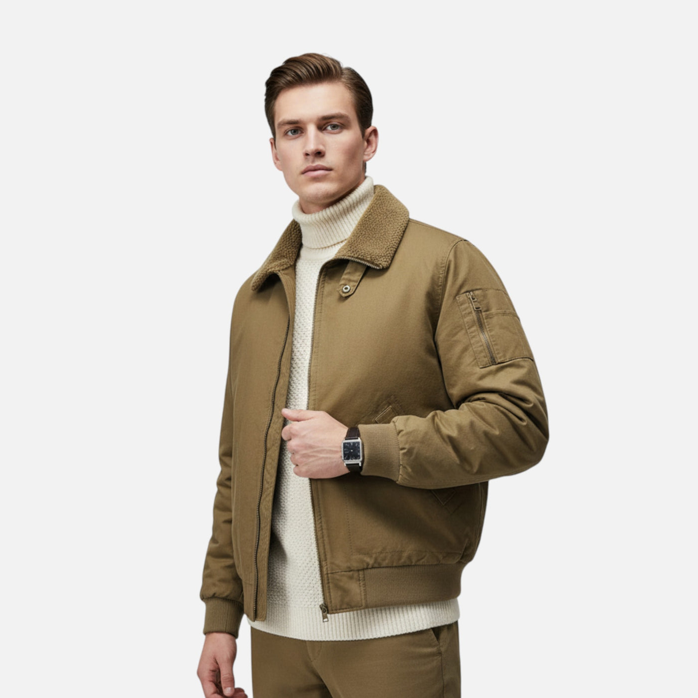 Dorvelli | Men’s Jacket – Timeless Cotton & Lambswool