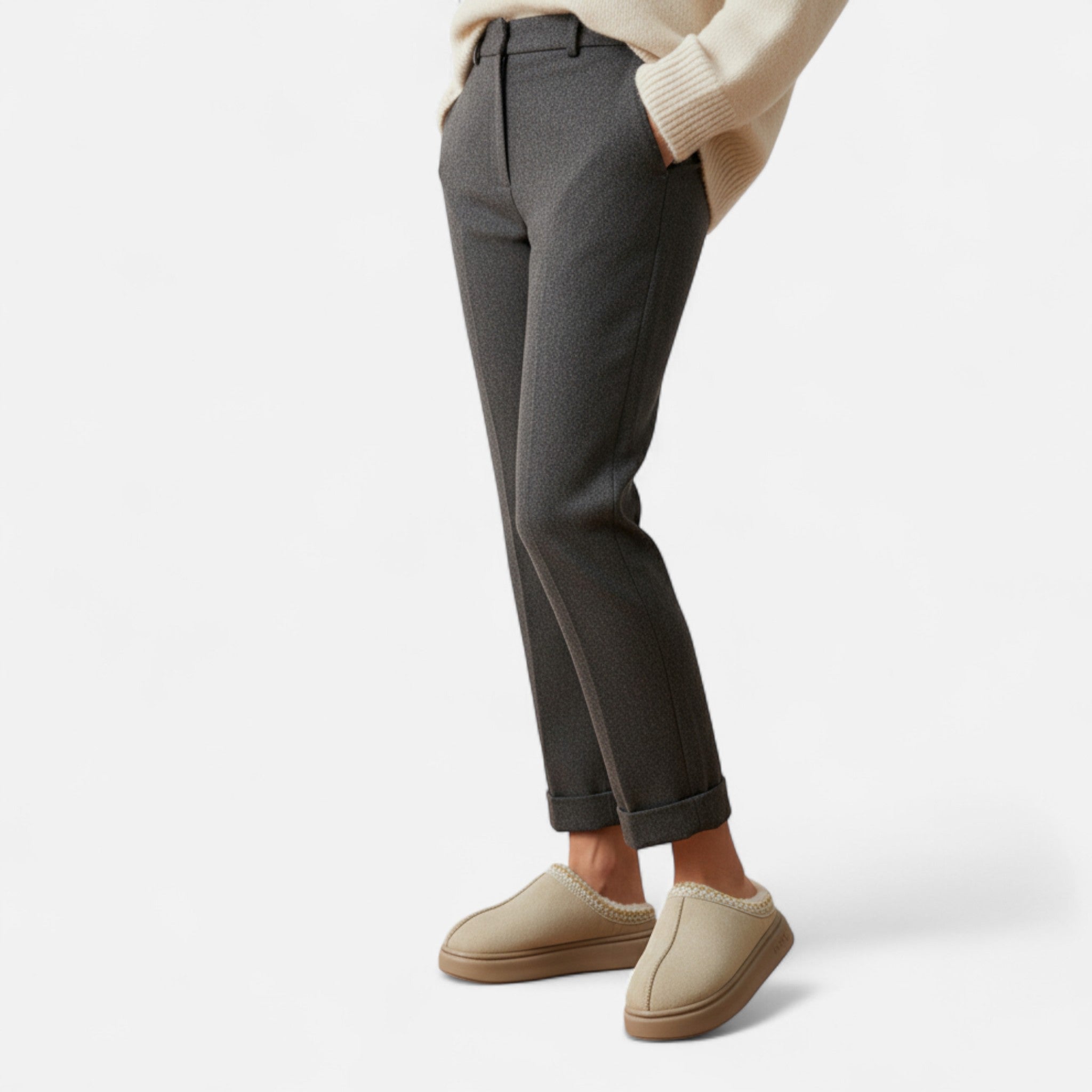 Dorvelli | Women’s Ethnic Lace Slippers – Autumn Winter Comfort