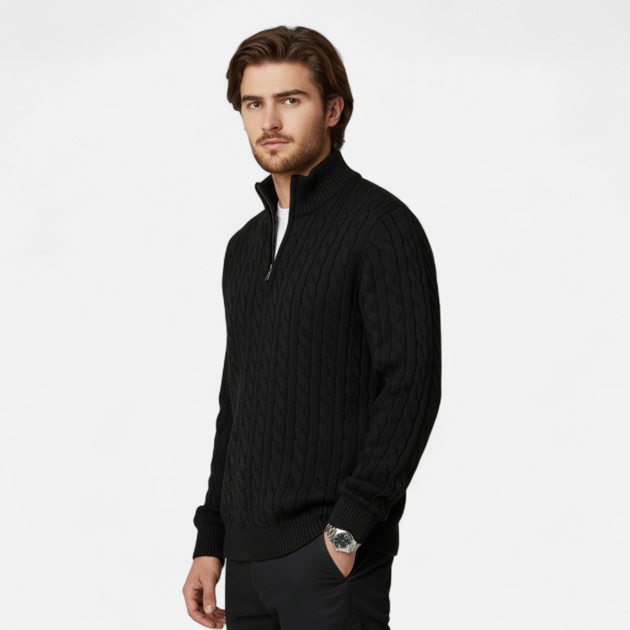 Dorvelli | Men’s Turtleneck Sweater – Heritage Warm Knit
