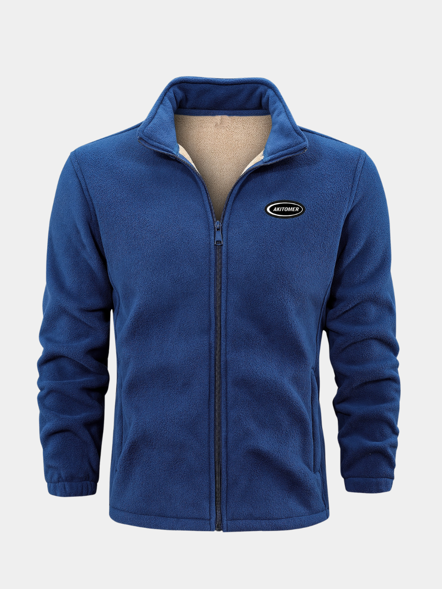 Dorvelli | Men's Jacket – Stand Collar Brushed Zip