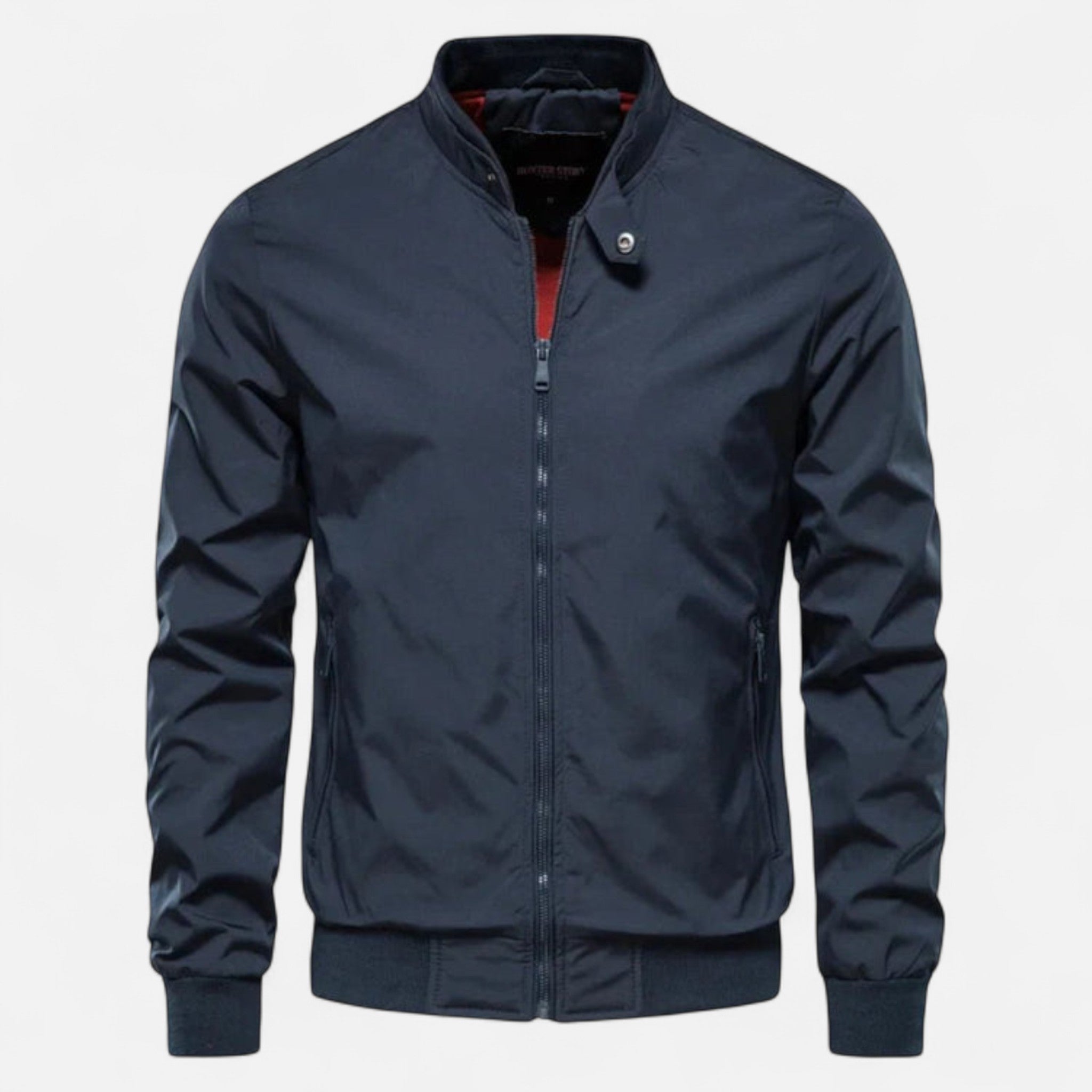 Dorvelli | Men’s Lightweight Bomber Jacket – Classic Ribbed Collar Design
