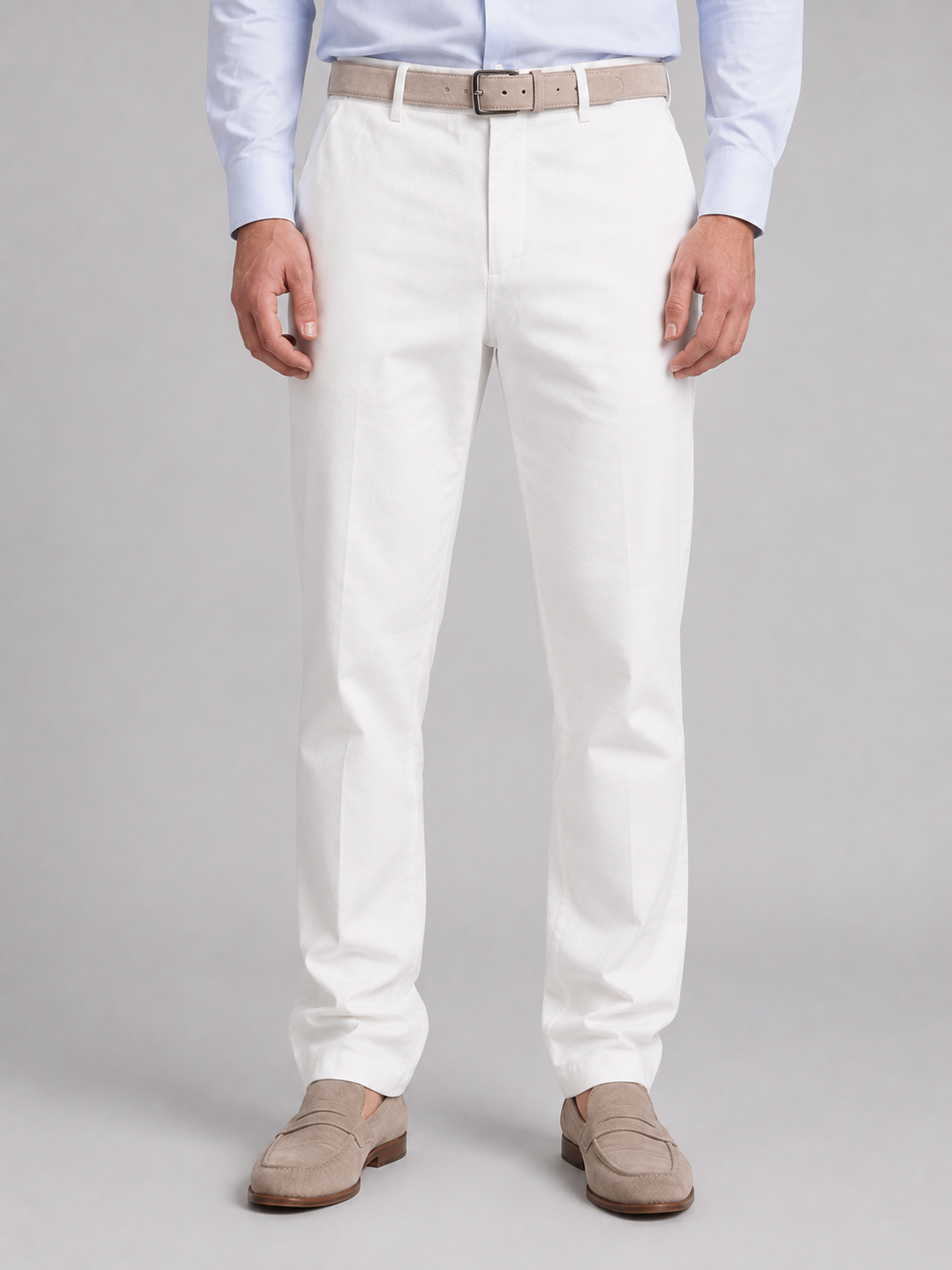 Dorvelli | Men's Trousers – Linen Look Straight Leg