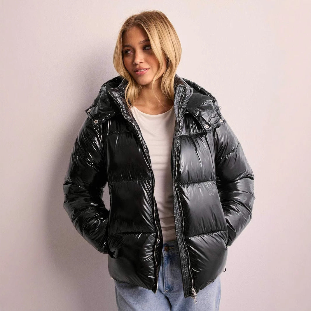 Women's Cropped Puffer Jacket