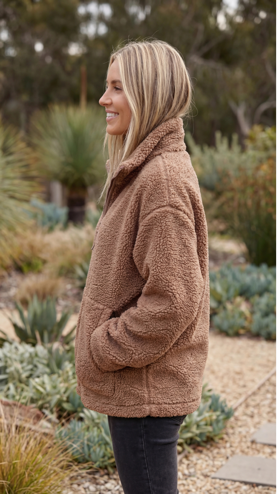 Women's Oversized Zip Jacket