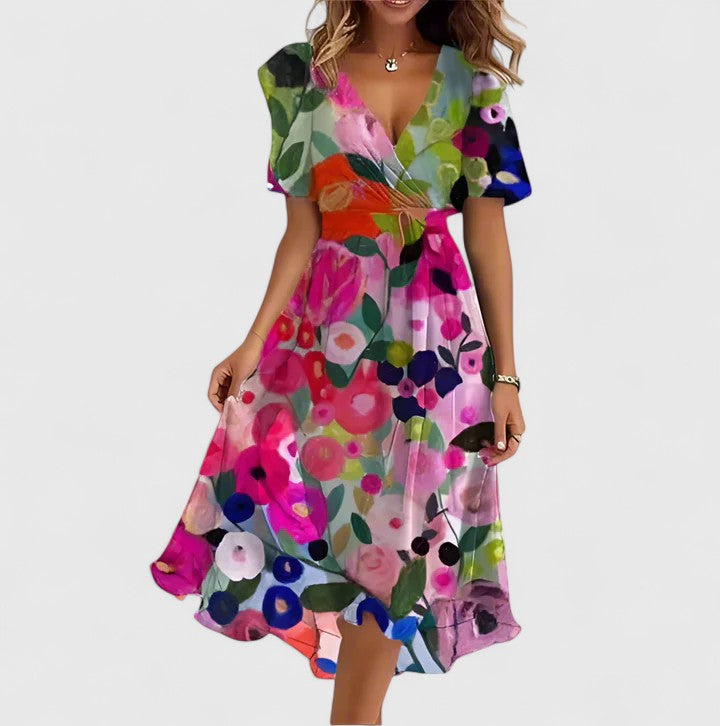 Dorvelli | Women's Midi Dress – Elegant