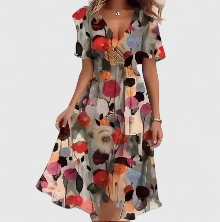 Dorvelli | Women's Midi Dress – Elegant