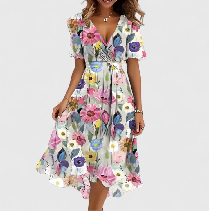 Dorvelli | Women's Midi Dress – Elegant