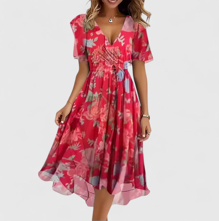 Dorvelli | Women's Midi Dress – Elegant