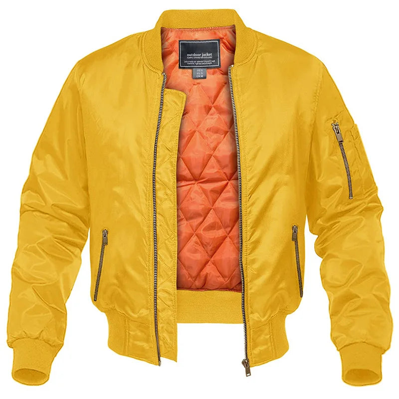 Men's Padded Bomber Jacket