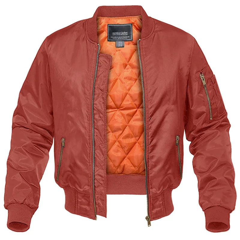 Men's Padded Bomber Jacket
