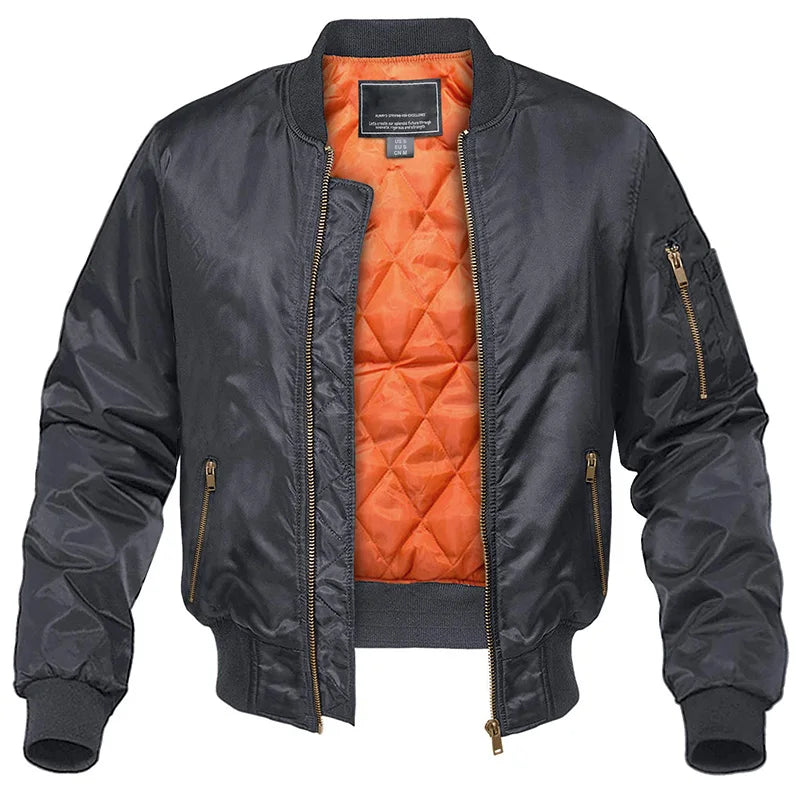 Men's Padded Bomber Jacket