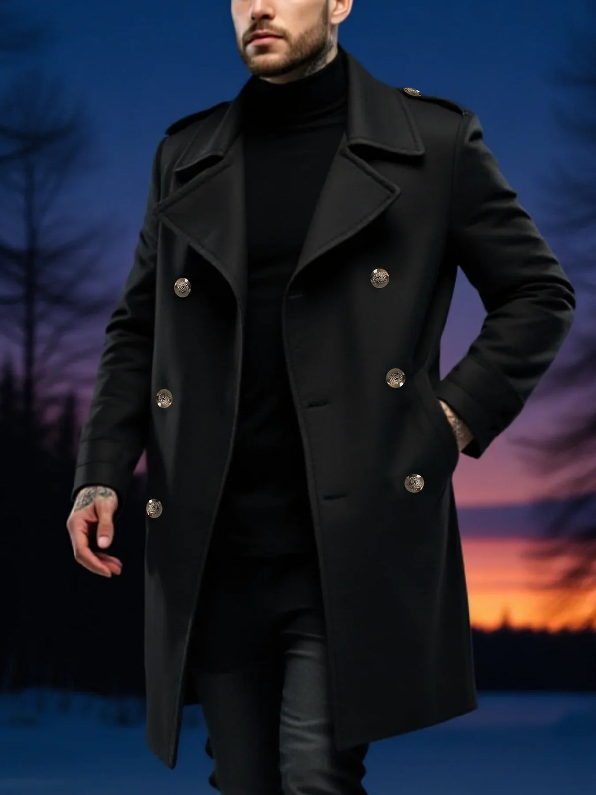 Men's Trench Coat