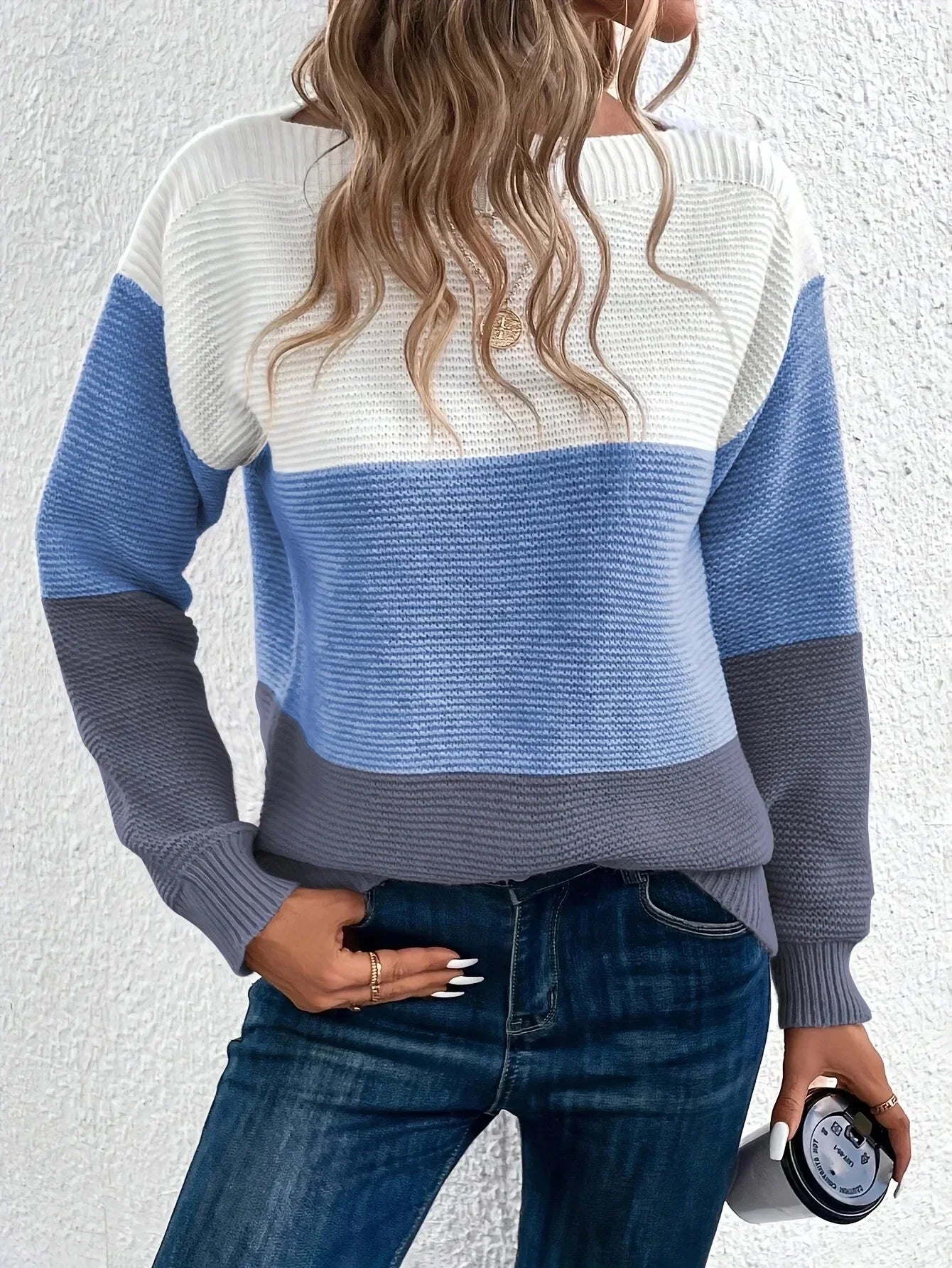 Women's Colour Block Jumper
