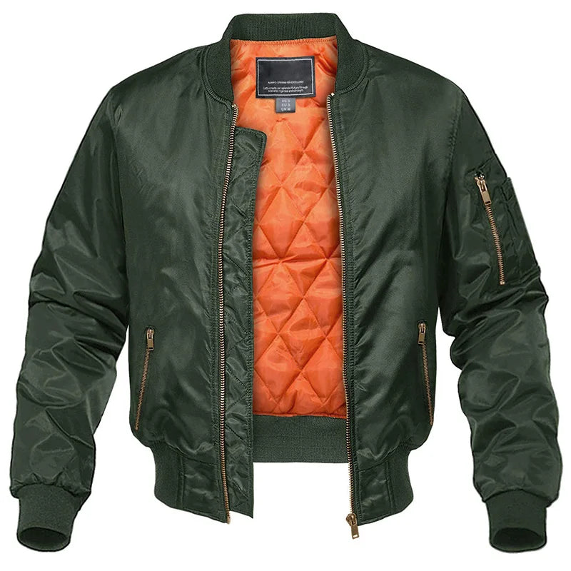 Men's Padded Bomber Jacket