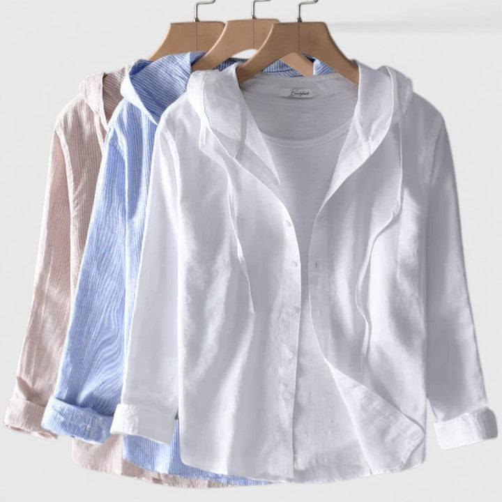 Dorvelli | Women's Blouse – Elegant Hooded