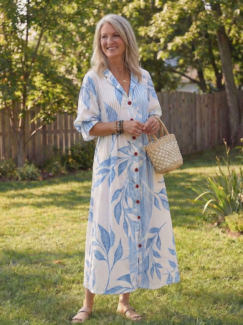 Dorvelli | Women's Maxi Dress – Botanical Flow