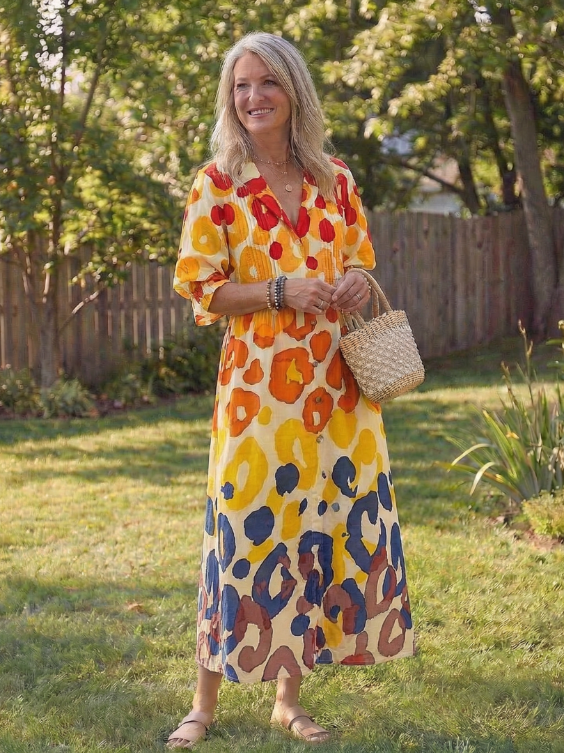 Dorvelli | Women's Maxi Dress – Botanical Flow