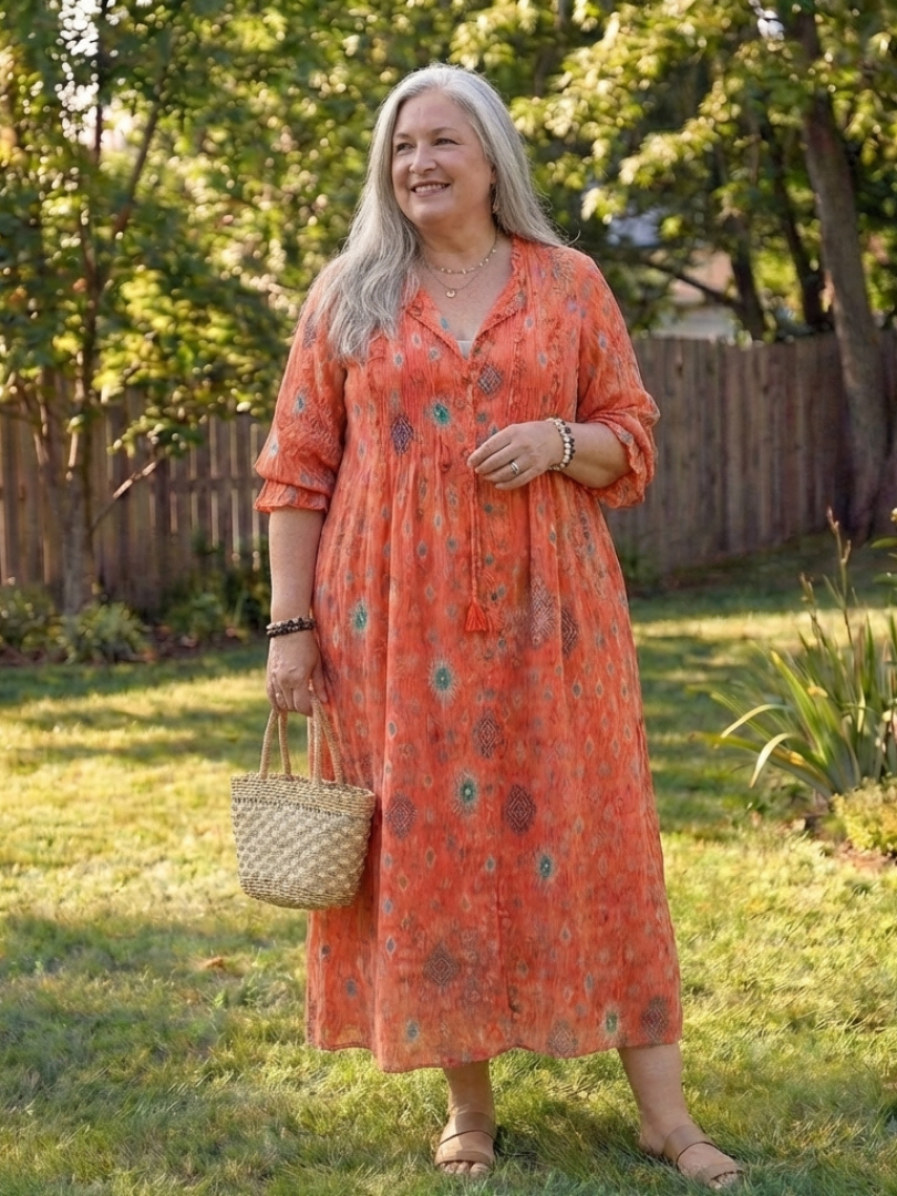 Dorvelli | Women's Maxi Dress – Botanical Flow