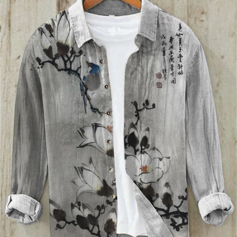 Dorvelli | Men's Shirt – Vintage Japanese Art Print