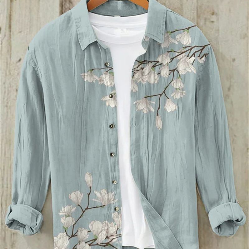 Dorvelli | Men's Shirt – Vintage Japanese Art Print