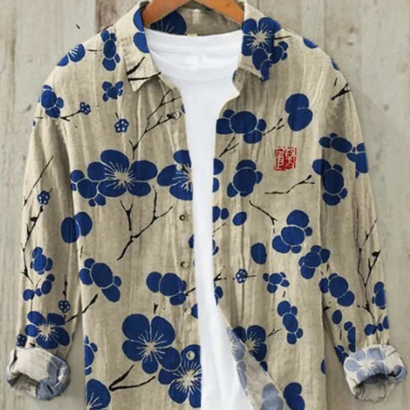 Dorvelli | Men's Shirt – Vintage Japanese Art Print